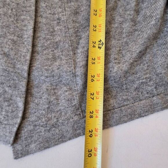 NWOT Neiman Marcus Womens Silk Cashmere Blend Open Front Cardigan Gray Sz Medium - Picture 10 of 11